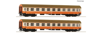 Roco 6280016 - TT - 2-tlg. Set Personenwagen 1. Kl., DR, Ep. IV - Set 1